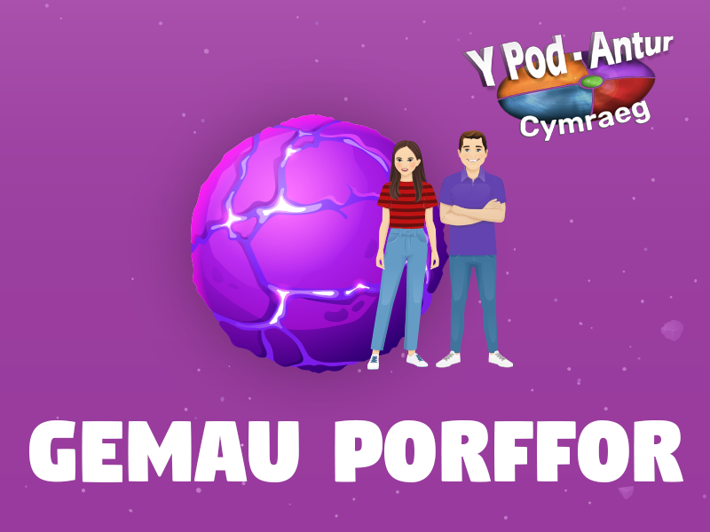 Y Pod-Antur Cymraeg logo