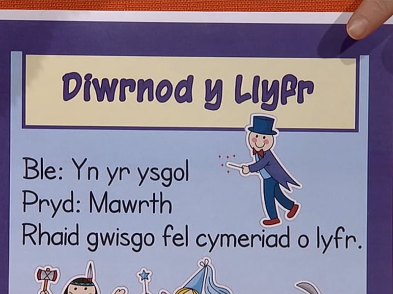 Thumbnail of Diwrnod y llyfr