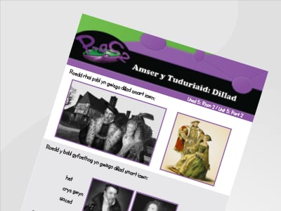 Thumbnail of Amser y Tuduriaid: Dillad
